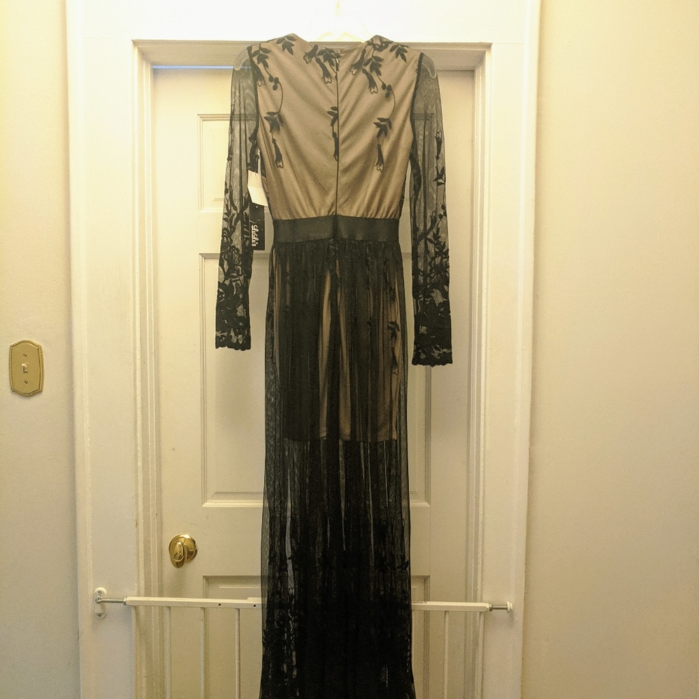 LuLu's NWT Black Lace dress - Picture 6 of 9